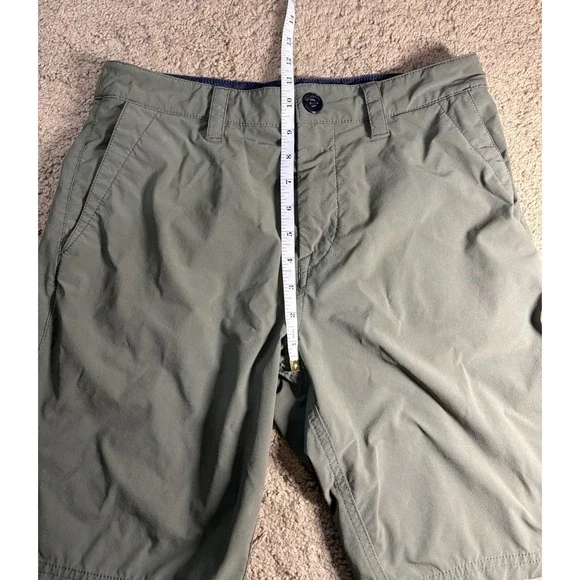 Volcom Frickin Cross Shred Shorts Men 30 Olive Green Hybrid Moisture Wicking - Picture 7 of 11